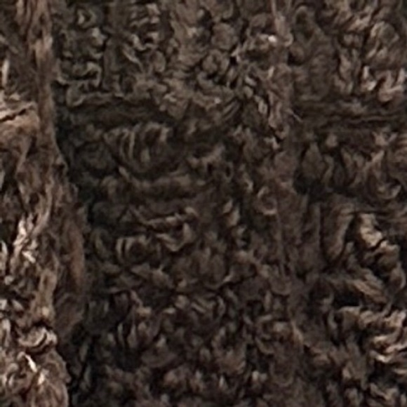 Vintage Womens L Brown 100% Curly‎ Sheepskin Shearling Hooded Penny Lane Coat - Picture 5 of 9